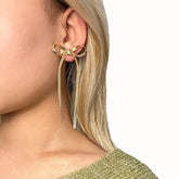 Long Tassel Stainless Steel Drop Earrings